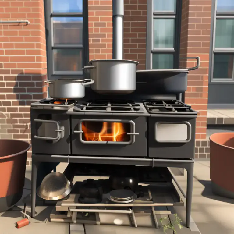 Visual representation of "on the front burner" - To be the most important thing needing attention at the moment