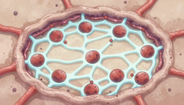 Visual representation of "laminin" - Laminin is a glycoprotein that helps anchor cells to the extracellular matrix, which is vital for tissue structure and function.