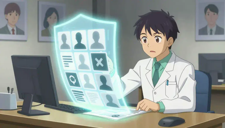 Visual representation of "anonymized" - To anonymize means to remove identifying details from data so that it cannot be traced back to an individual.