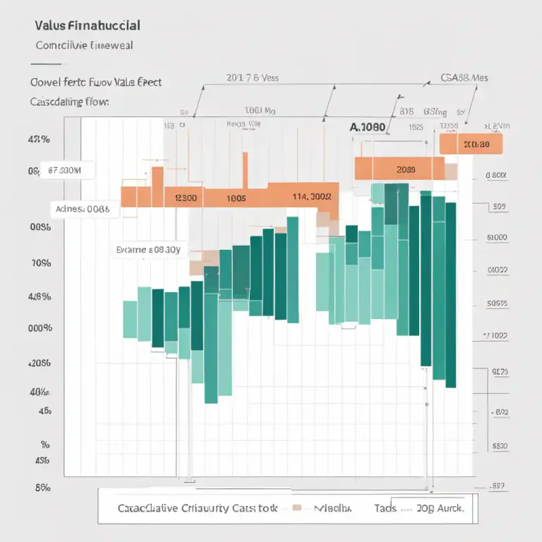 Visual representation of "waterfall" - A method of diagramming a project schedule in finance, where tasks cascade from the top to the bottom, like a waterfall