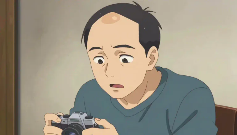 Visual representation of "balding" - When a person is losing the hair from their head.