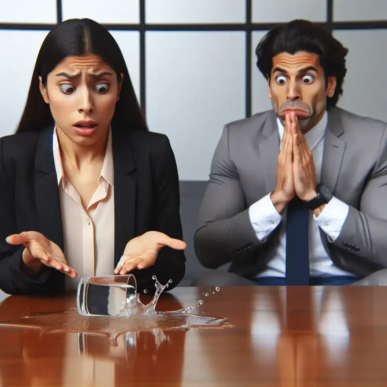 Visual representation of "cack" - To do something very badly or mess up.