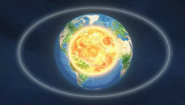 Visual representation of "rotary" - Something that moves in a circle around a central point or axis.