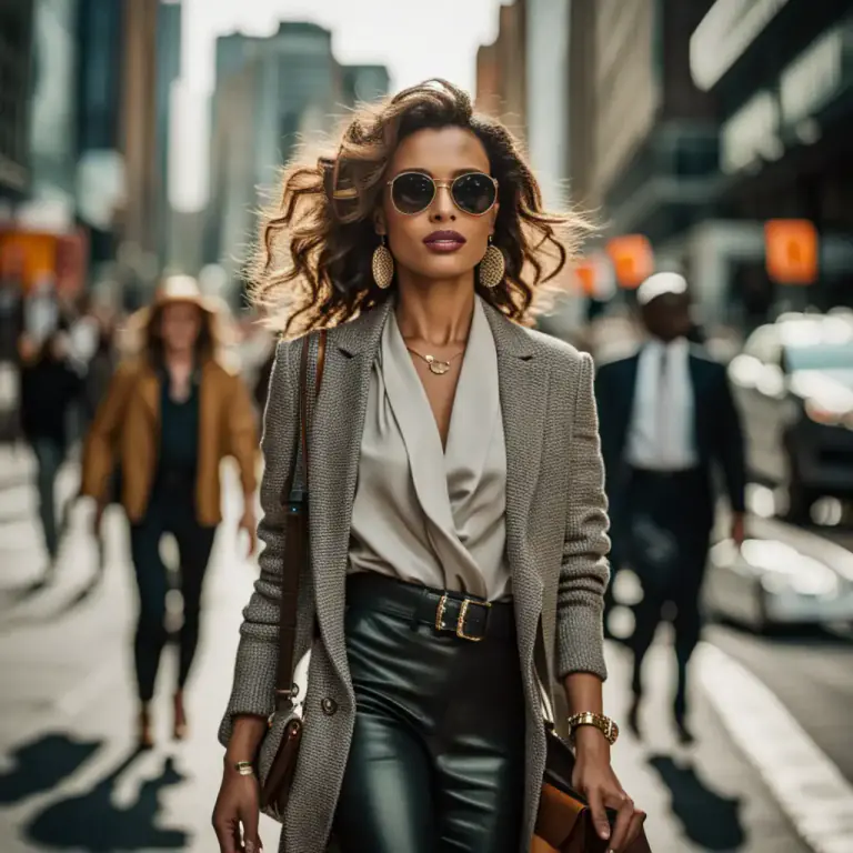 Visual representation of "urban" - Having the sophistication or coolness associated with city life.