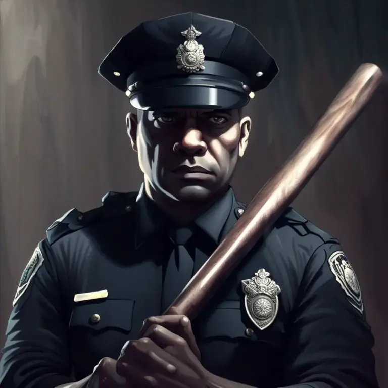 Visual representation of "club" - A heavy stick or something similar used as a weapon