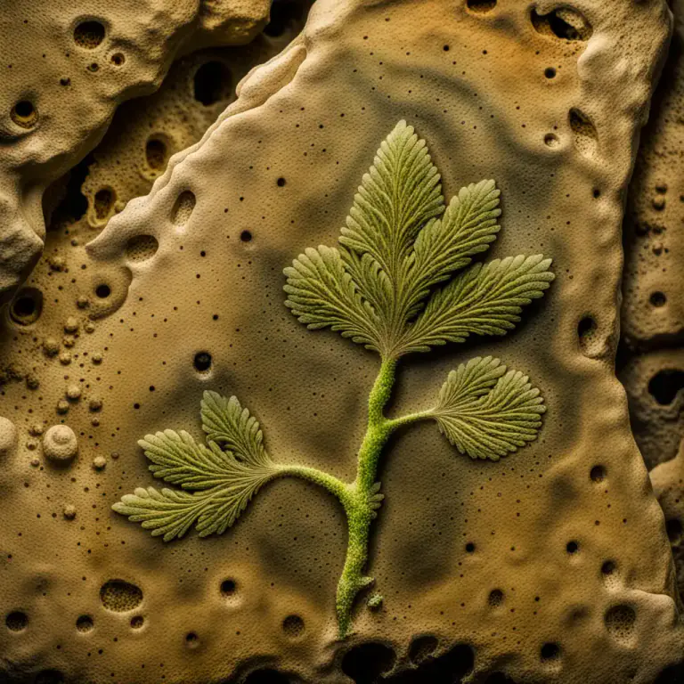 Visual representation of "moss" - An old or primitive kind of plant which doesn't have flowers and is usually small.