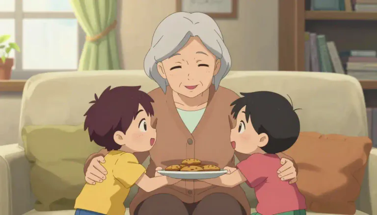 Visual representation of "nanna" - A grandmother or an affectionate term for an older woman.