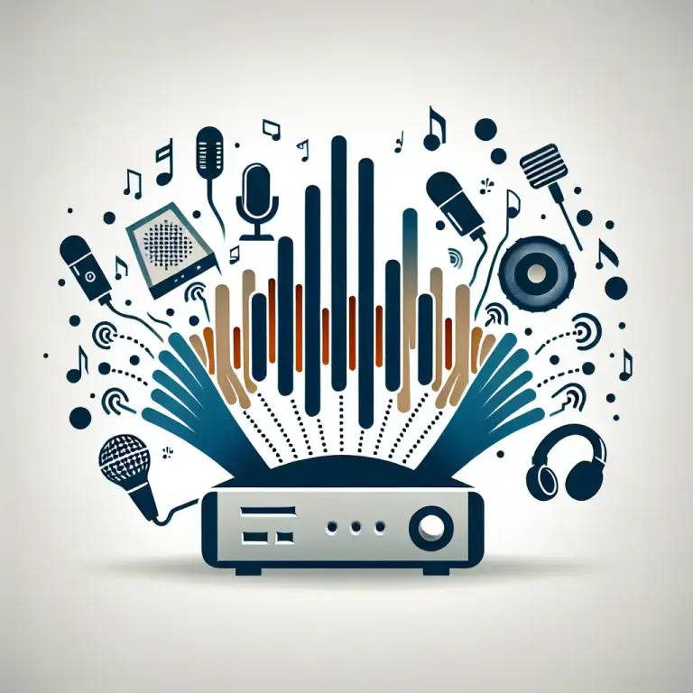 Visual representation of "decibel" - A unit that measures the intensity of many different things in electronics and telecommunications.