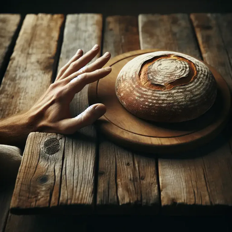 Visual representation of "placenta" - A round, flat piece of cake or bread.