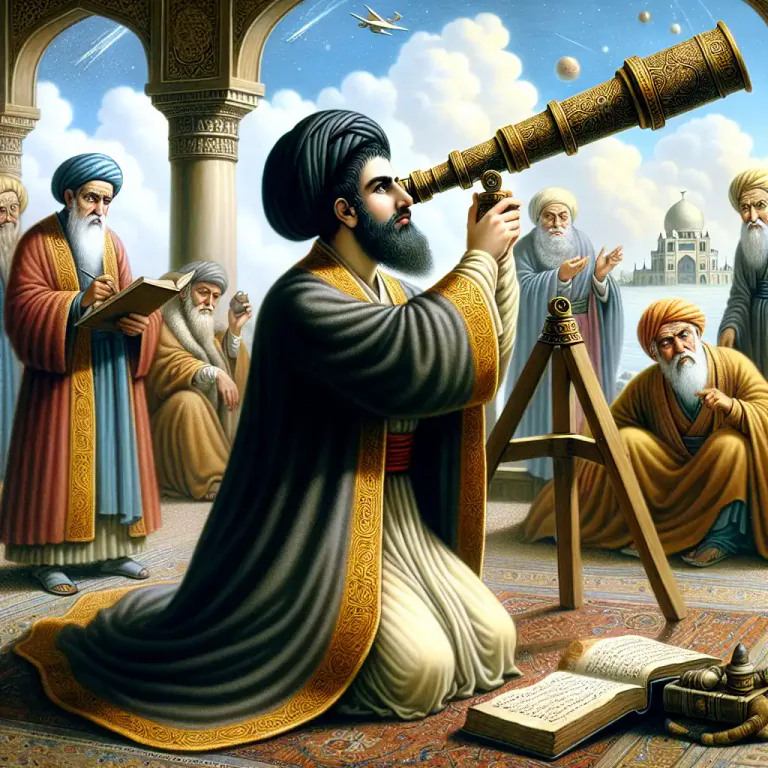 Visual representation of "magi" - A member of a priestly class of ancient Persia, known for their practice of astronomy and astrology.