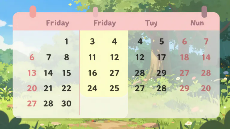 Visual representation of "saturday" - The day of the week after Friday and before Sunday.