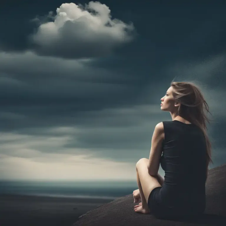 Visual representation of "gaze" - To look at something in a blank or unthinking way