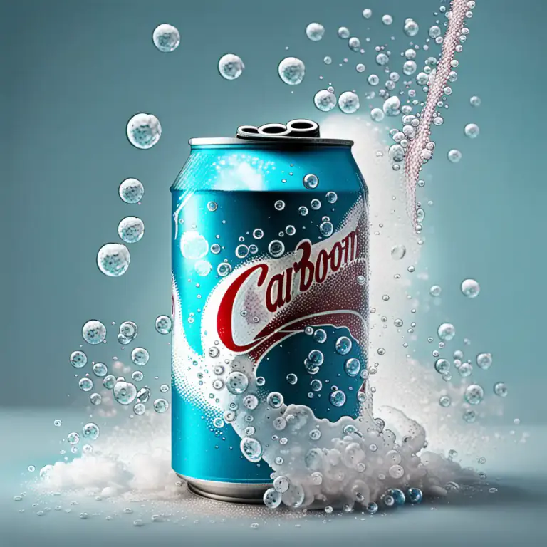 Visual representation of "effervescent" - Giving off bubbles, like a carbonated drink