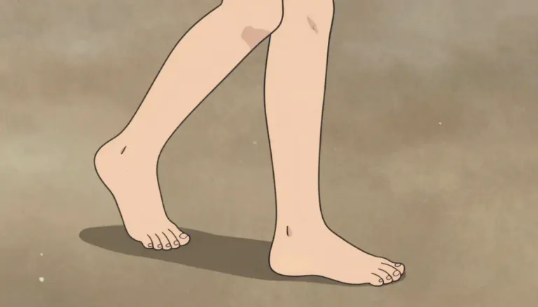 Visual representation of "leg" - One of the parts of the body of a human or animal that are used for standing and walking.