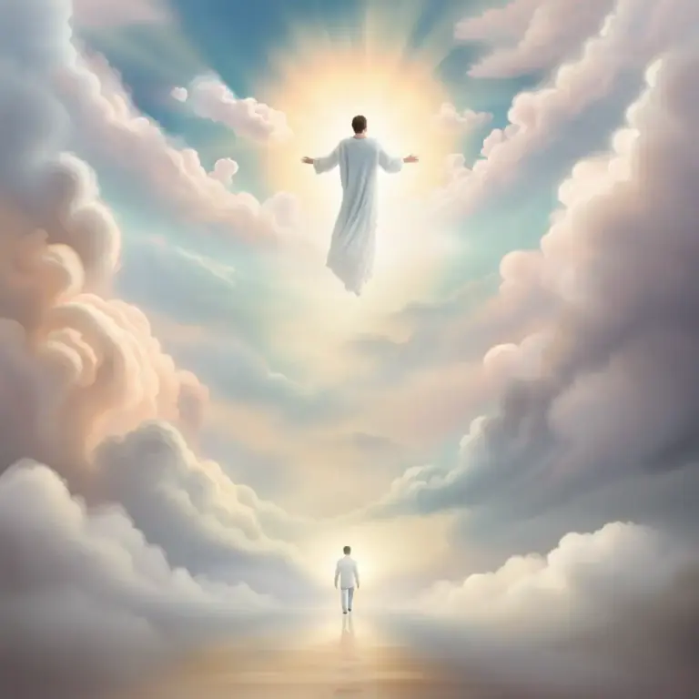 Visual representation of "hereafter" - Life after death
