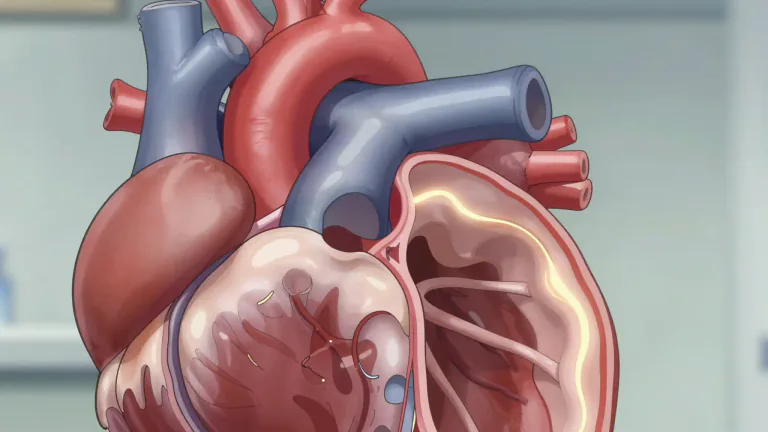 Visual representation of "endocardium" - The endocardium is the inner layer of tissue that lines the chambers of the heart.