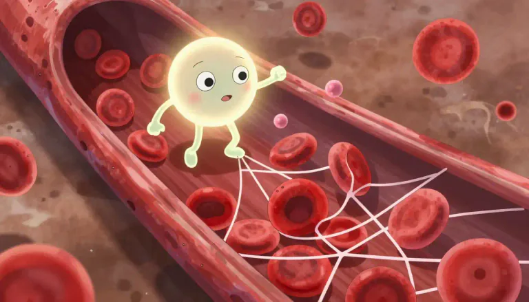 Visual representation of "thrombin" - Thrombin is an enzyme in the blood that helps to convert fibrinogen into fibrin, which is necessary for blood clotting.