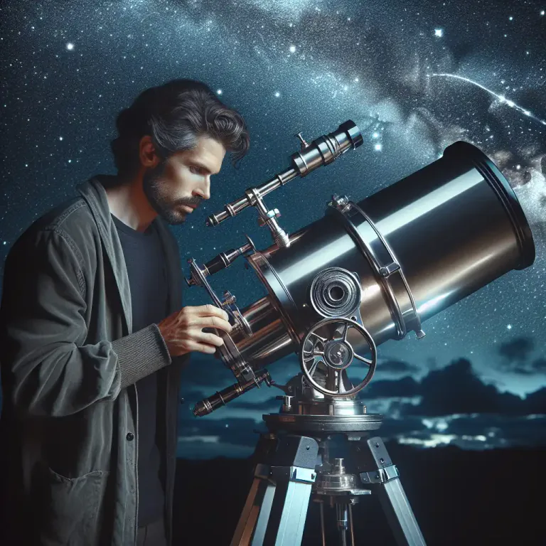 Visual representation of "speculum" - A mirror or reflector, especially one that is part of a tool like a telescope