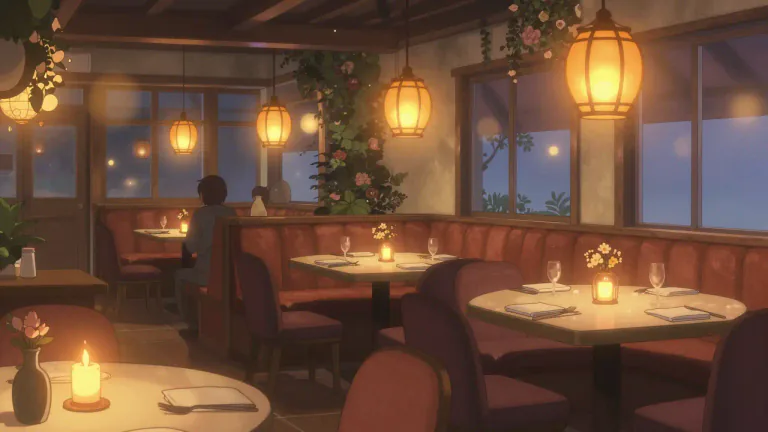 Visual representation of "ambiance" - The character and atmosphere of a place.