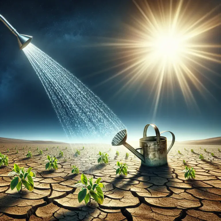 Visual representation of "moisture" - The amount of water present in the soil