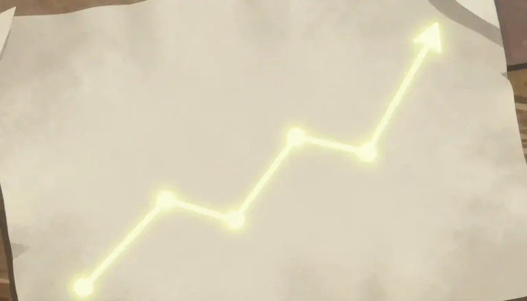 Visual representation of "trendline" - A trendline is a line that shows the general direction of data points on a graph over time.