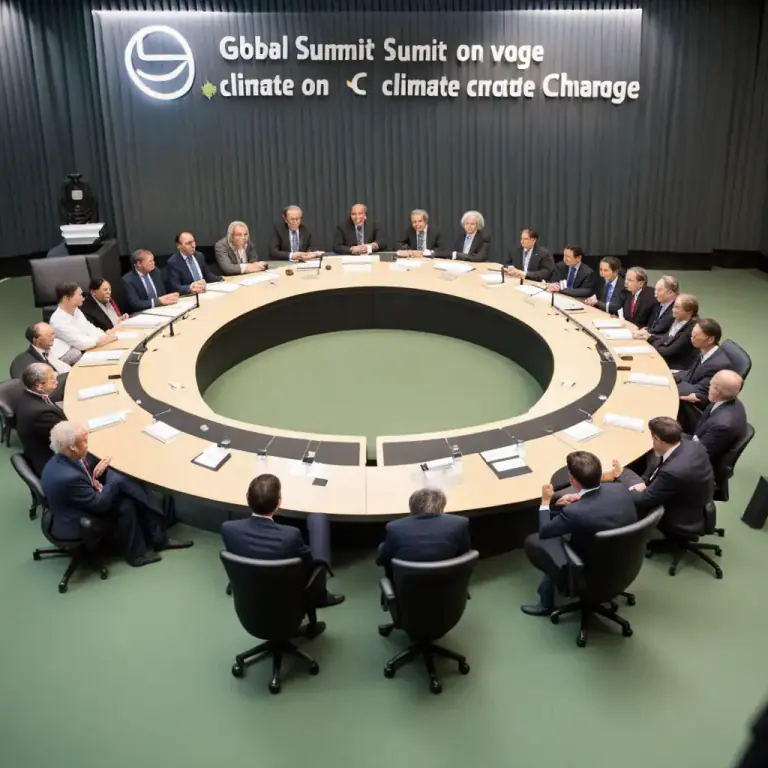 Visual representation of "summit" - A meeting or conference of leaders, often to discuss important issues