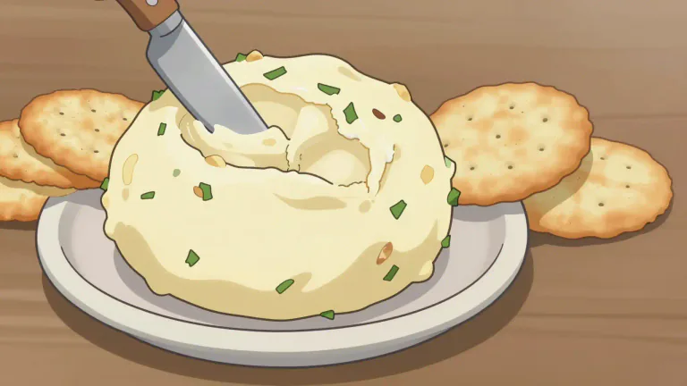 Visual representation of "cheeseball" - A soft, spreadable cheese or cheese-based dip, often made into a ball shape and served as an appetizer.