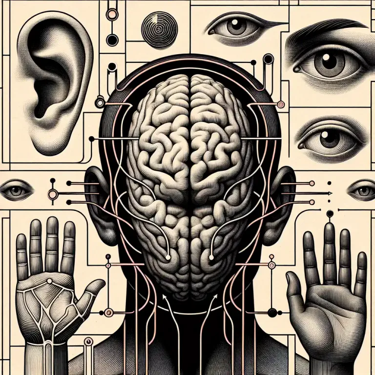 Visual representation of "modality" - A special sense, like touch, sight or hearing