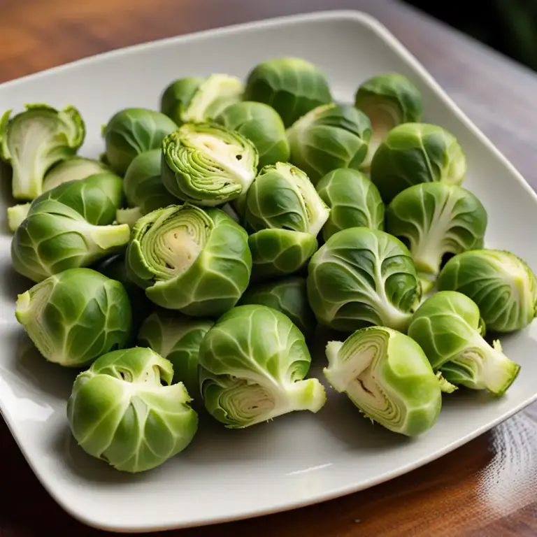 Visual representation of "sprout" - A vegetable that looks like a small cabbage