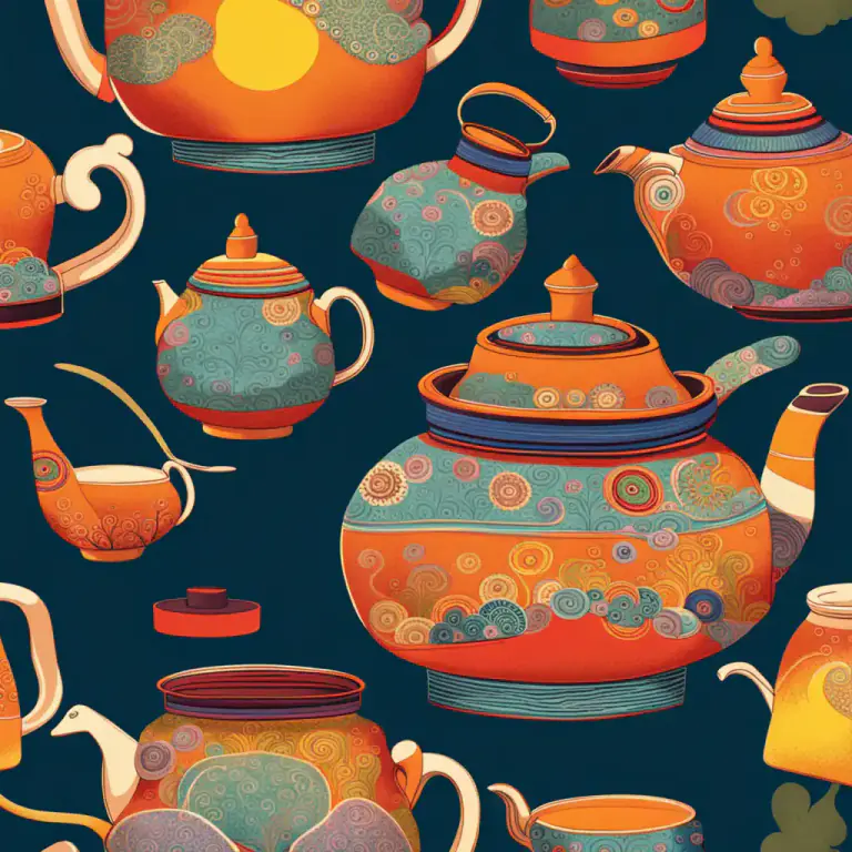 Visual representation of "cozy" - Cover to keep a teapot warm