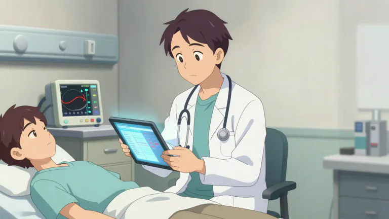 Visual representation of "diagnosis" - The act of identifying a disease, condition, or problem by examining someone or something