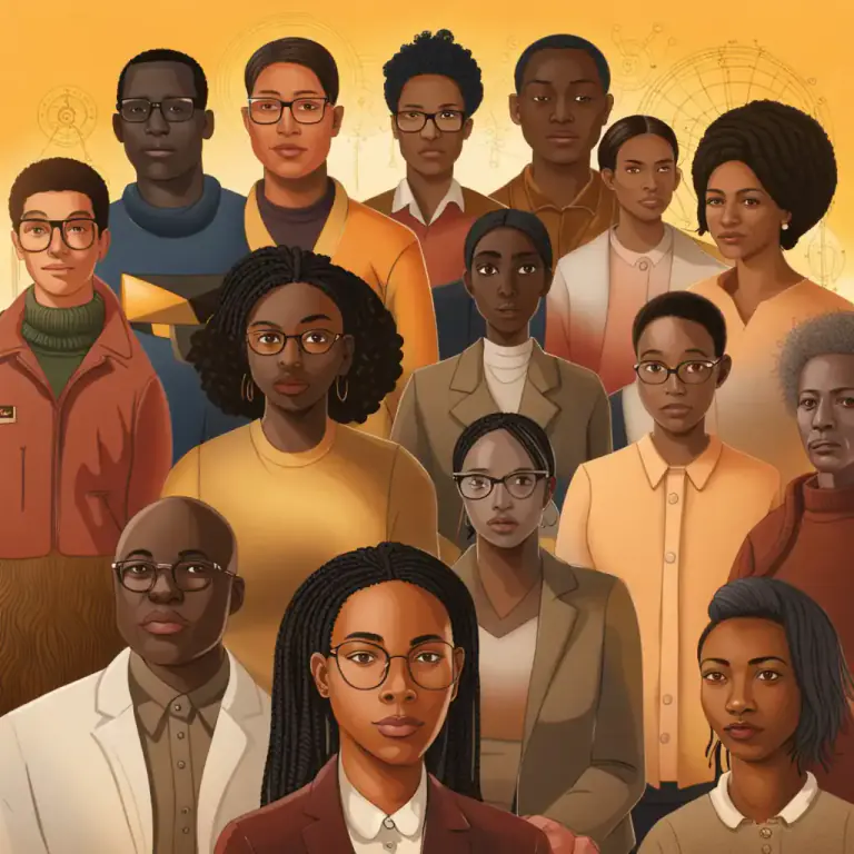Visual representation of "African American" - A person living in the United States who has roots from sub-Saharan Africa.