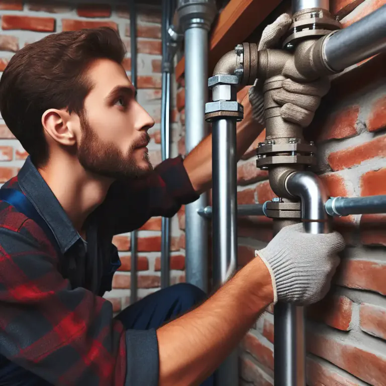 Visual representation of "stirrup" - A type of metal support for a pipe or tube.