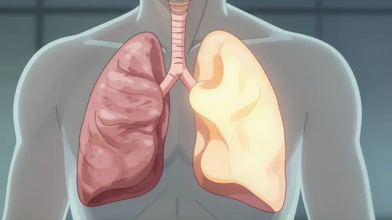 Visual representation of "atelectasis" - Atelectasis is a medical condition where one or more areas of the lung collapse or do not inflate properly, leading to reduced respiratory function.