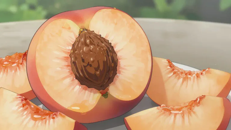 Visual representation of "pit" - Hard seed inside a fruit