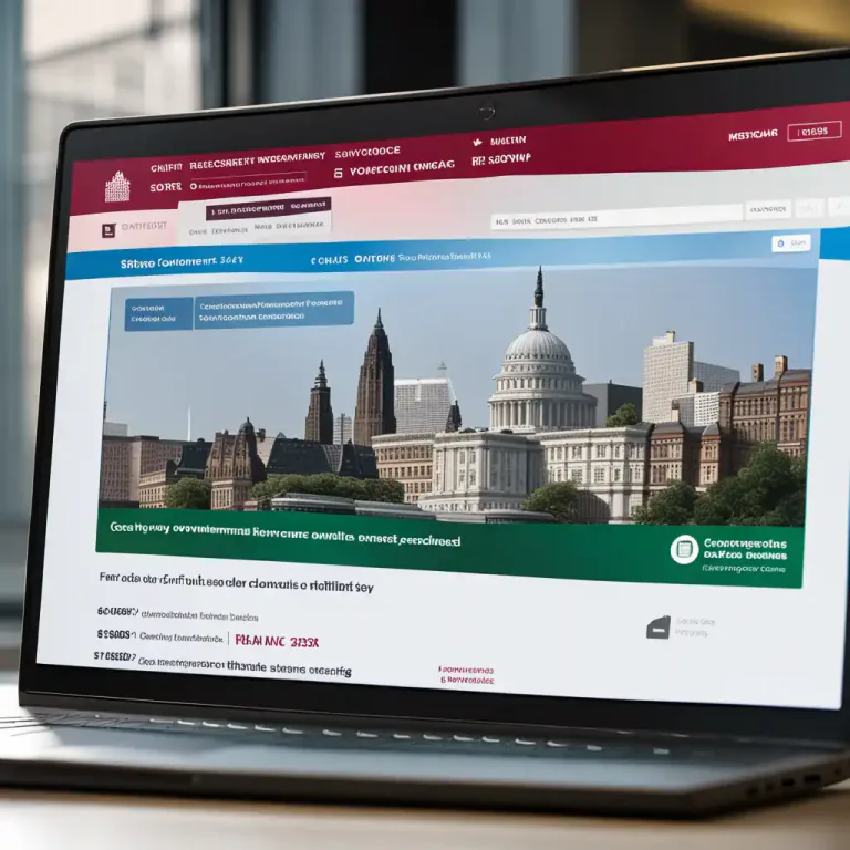 Visual representation of "government" - A term used to describe the software and services provided by the government to citizens via the internet