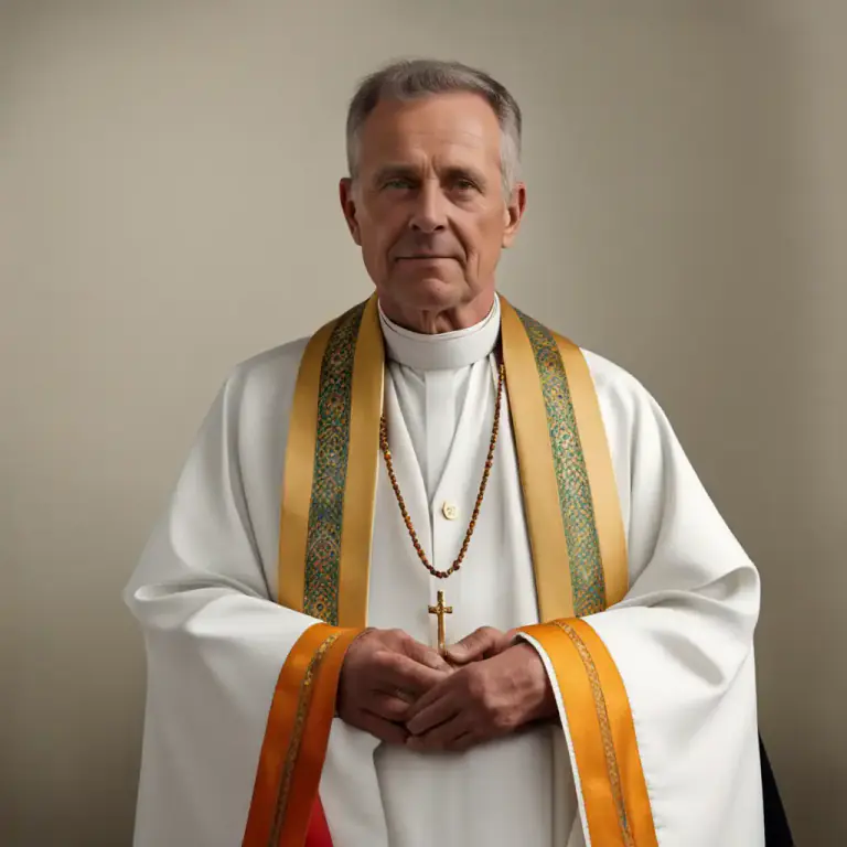 Visual representation of "tippet" - A band or scarf worn around the neck as part of a cleric's vestment or uniform.