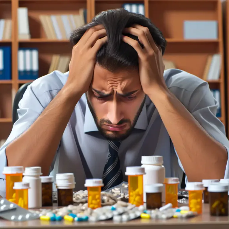 Visual representation of "medicate" - To take medication, especially unnecessarily or in excess