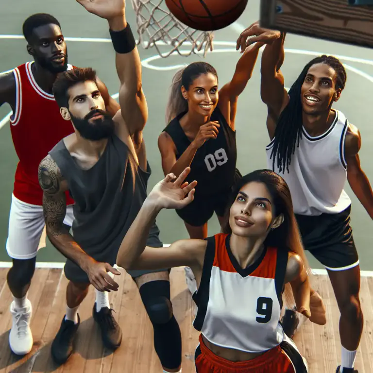 Visual representation of "team" - A group of athletes who compete as a unit