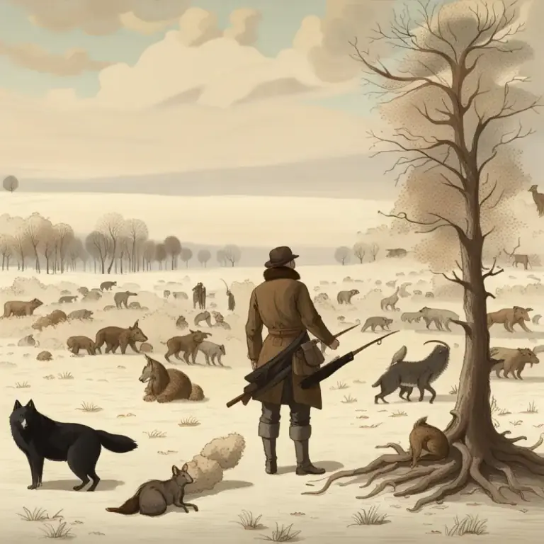 Visual representation of "overkill" - Killing of more animals than is necessary