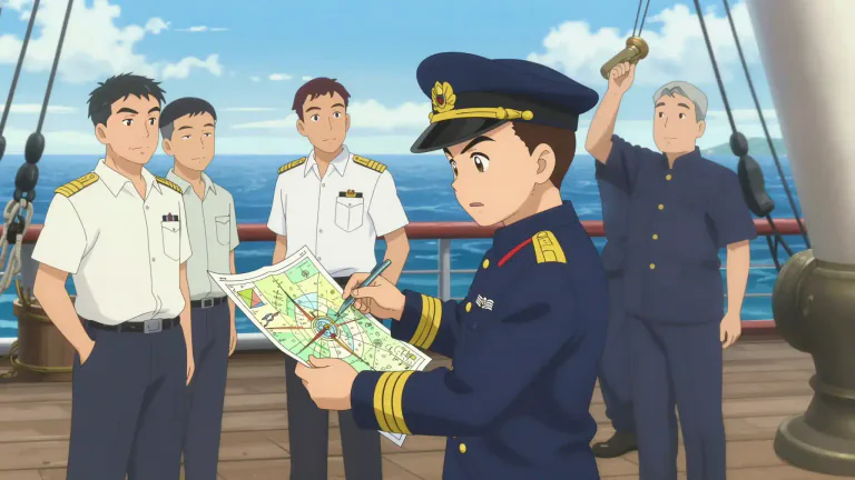 Visual representation of "midshipman" - A officer in training in some navies