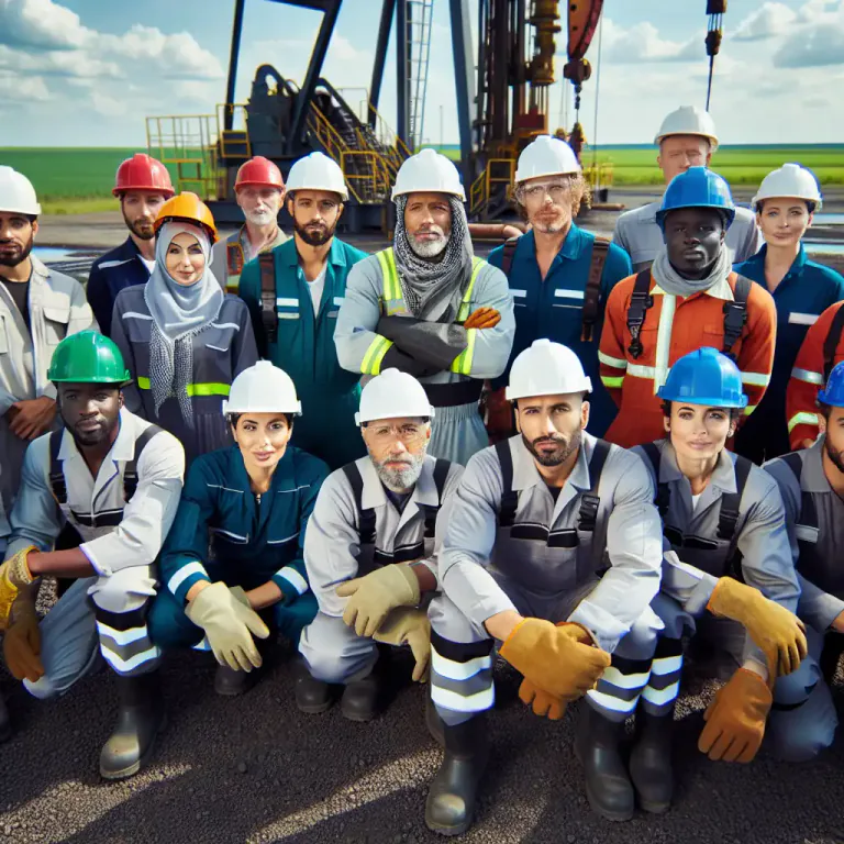Visual representation of "spud" - In oil drilling, the first step in drilling a new well.