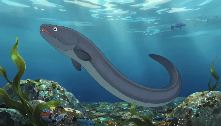 Visual representation of "conger" - A type of large fish that lives in the sea