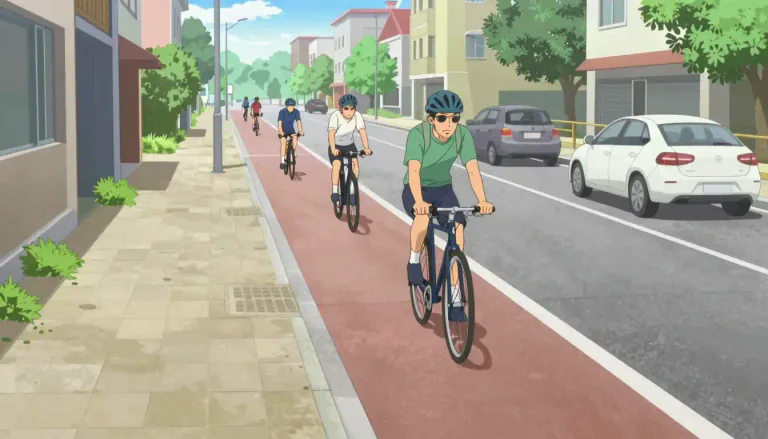 Visual representation of "bikeway" - A bikeway is a designated path for bicycles to ensure safe travel for cyclists.