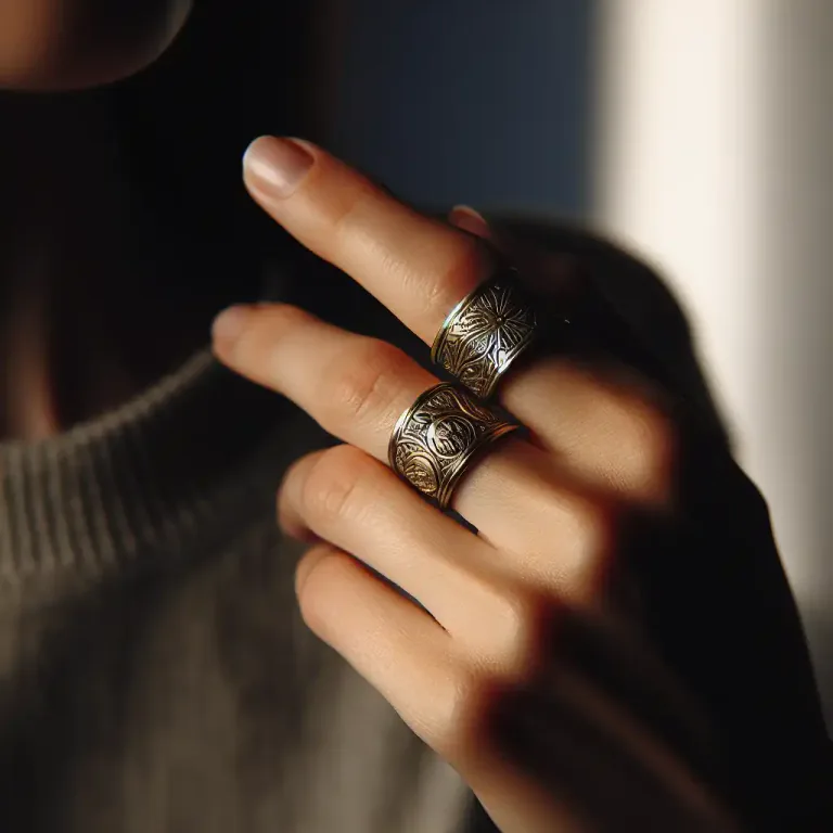 Visual representation of "cornet" - A piece of brass jewelry, typically a ring