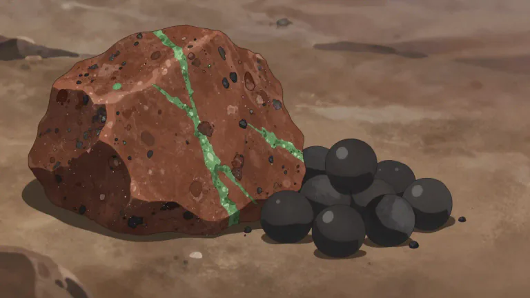 Visual representation of "taconite" - Taconite is a low-grade iron ore containing iron silicate and is used in iron production.