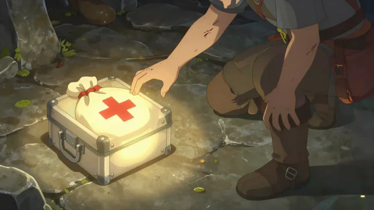 Visual representation of "medkit" - In video games, a medkit is an item used to restore player health after they take damage.