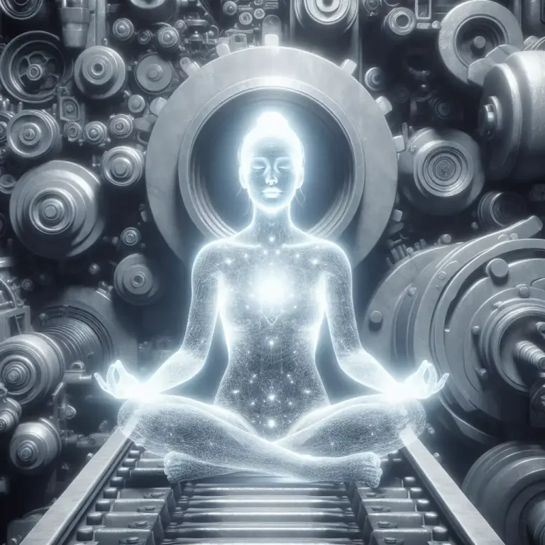 Visual representation of "spiritualism" - A philosophical concept, stating that spirit is the prime element of reality.
