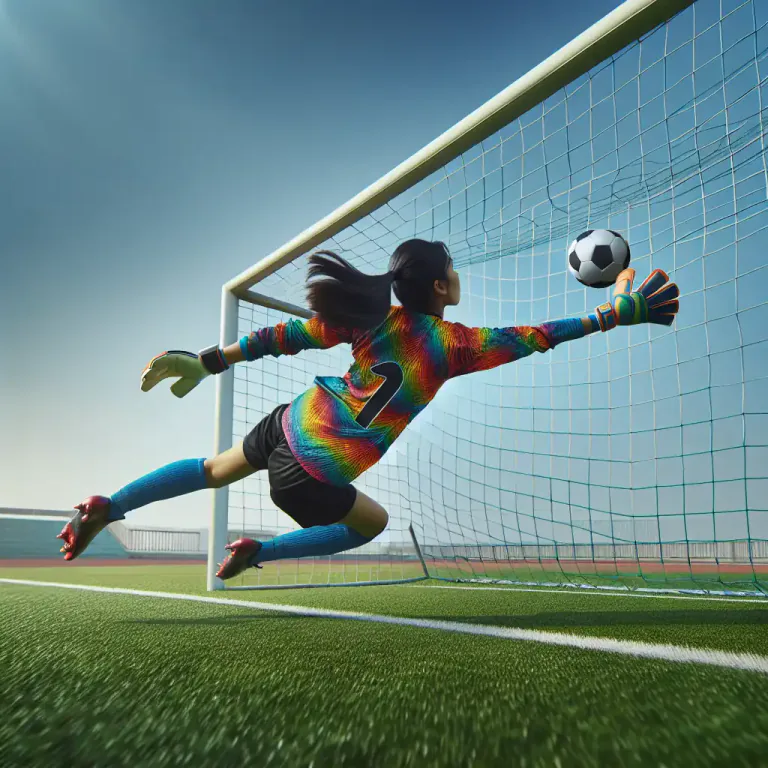Visual representation of "keeper" - In sports, a player whose role is to prevent the opponent from scoring by defending a goal.