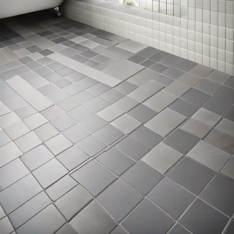 Visual representation of "tile" - Cover something with tiles.